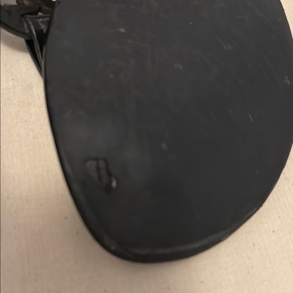 Tory Burch Women's Patent Leather Black Miller Sandals - Picture 8 of 10